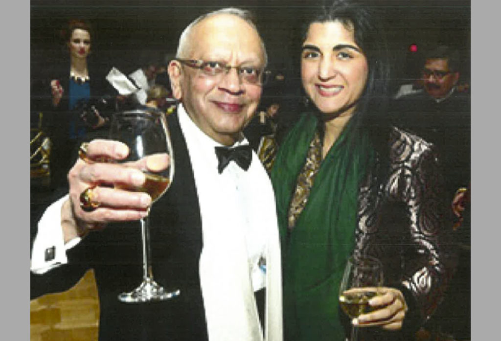 At the AIF Gala in NY with a young and wise Monica Sharma - and a great friend to have