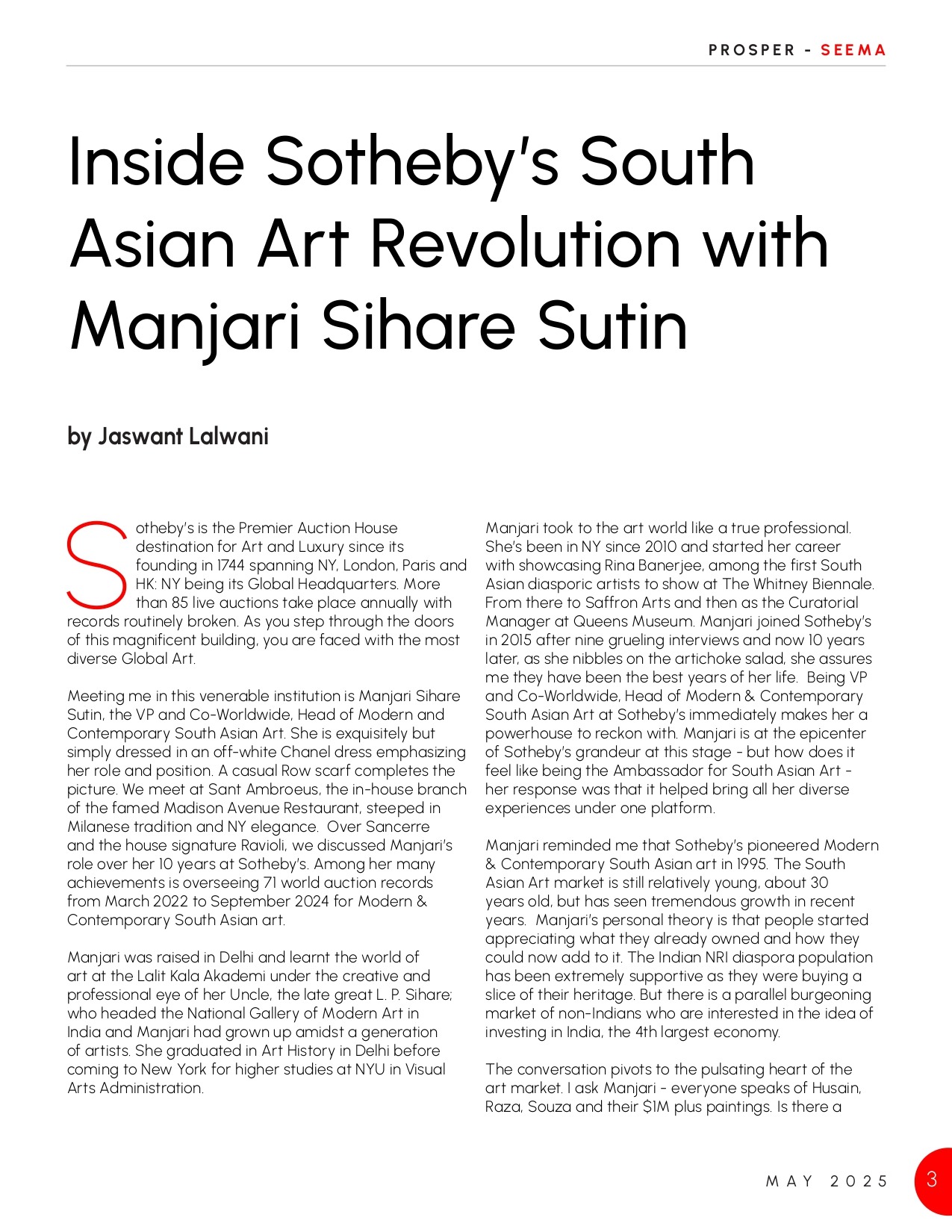 Manjari Sihare Sutin